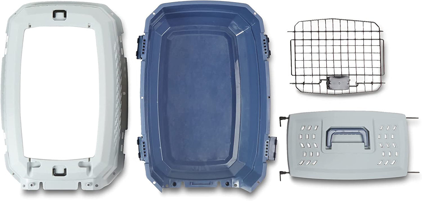 2-Door Top-Load Hard-Sided Dogs, Cats Pet Travel Carrier