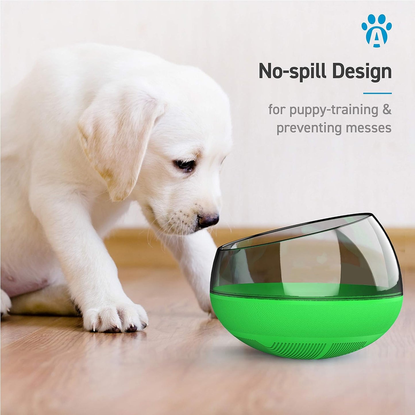 Slow Feeder Bowl for Dogs Cats, No-Spill Large Capacity