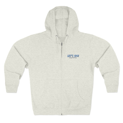 "Let's Go Dog Training" Zip-Up Hoodie
