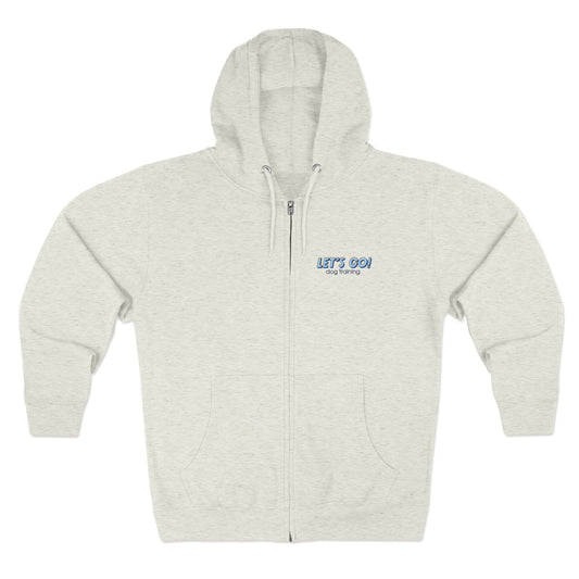 "Let's Go Dog Training" Zip-Up Hoodie