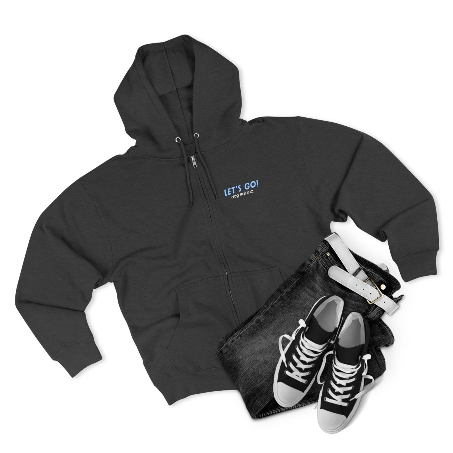 "Let's Go Dog Training" Zip-Up Hoodie