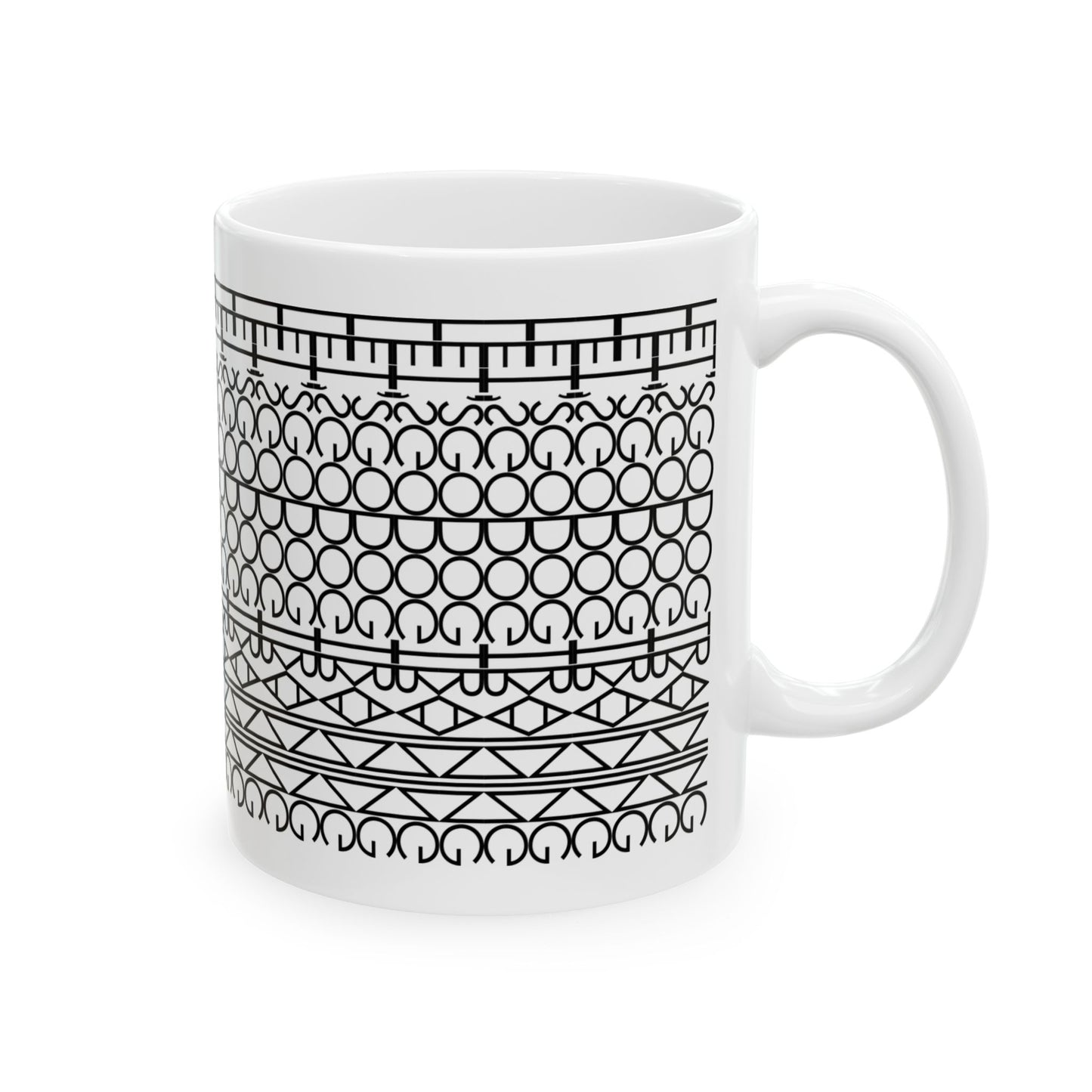 "Let's Go Dog Training" Pattern Mug