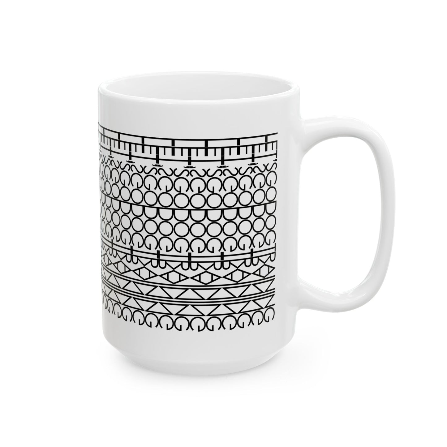 "Let's Go Dog Training" Pattern Mug