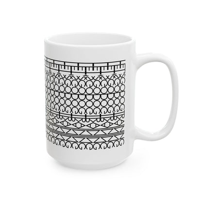 "Let's Go Dog Training" Pattern Mug
