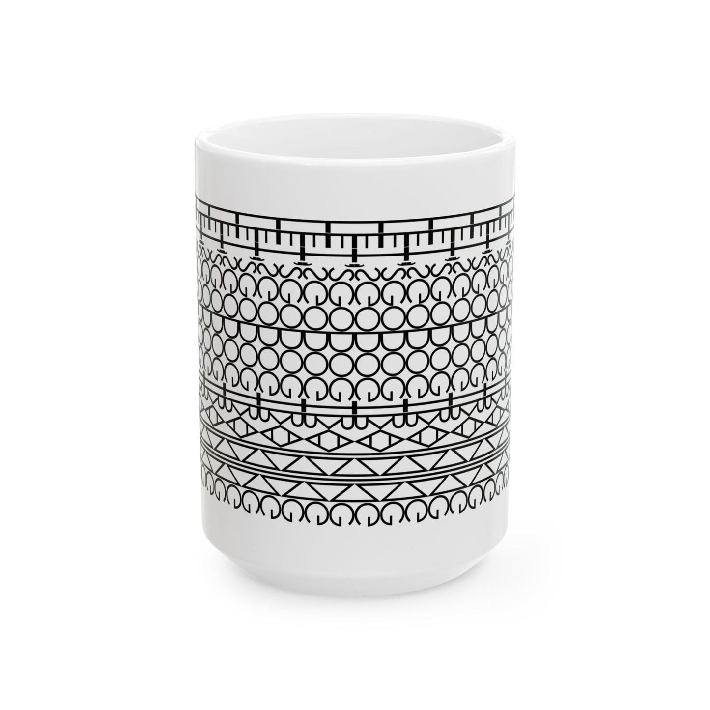 "Let's Go Dog Training" Pattern Mug
