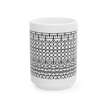 "Let's Go Dog Training" Pattern Mug