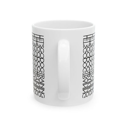"Let's Go Dog Training" Pattern Mug