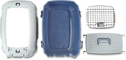 2-Door Top-Load Hard-Sided Dogs, Cats Pet Travel Carrier