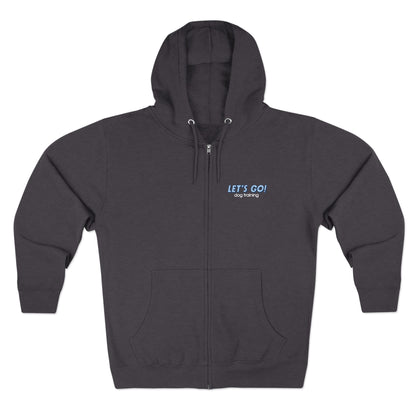 "Let's Go Dog Training" Zip-Up Hoodie