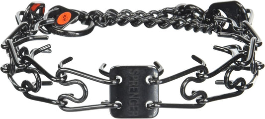 Black Small 16" X 2.25Mm 12" Prong Training Collar, One Size