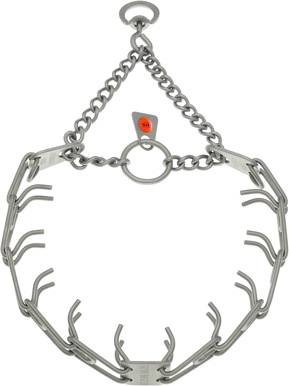 Matte Stainless Steel Scratch Resistant Dog Collar with Swivel D-Ring Training Collar for Small Dogs (16In X 2.25Mm (Neck Size up to 13 In) | Matte)