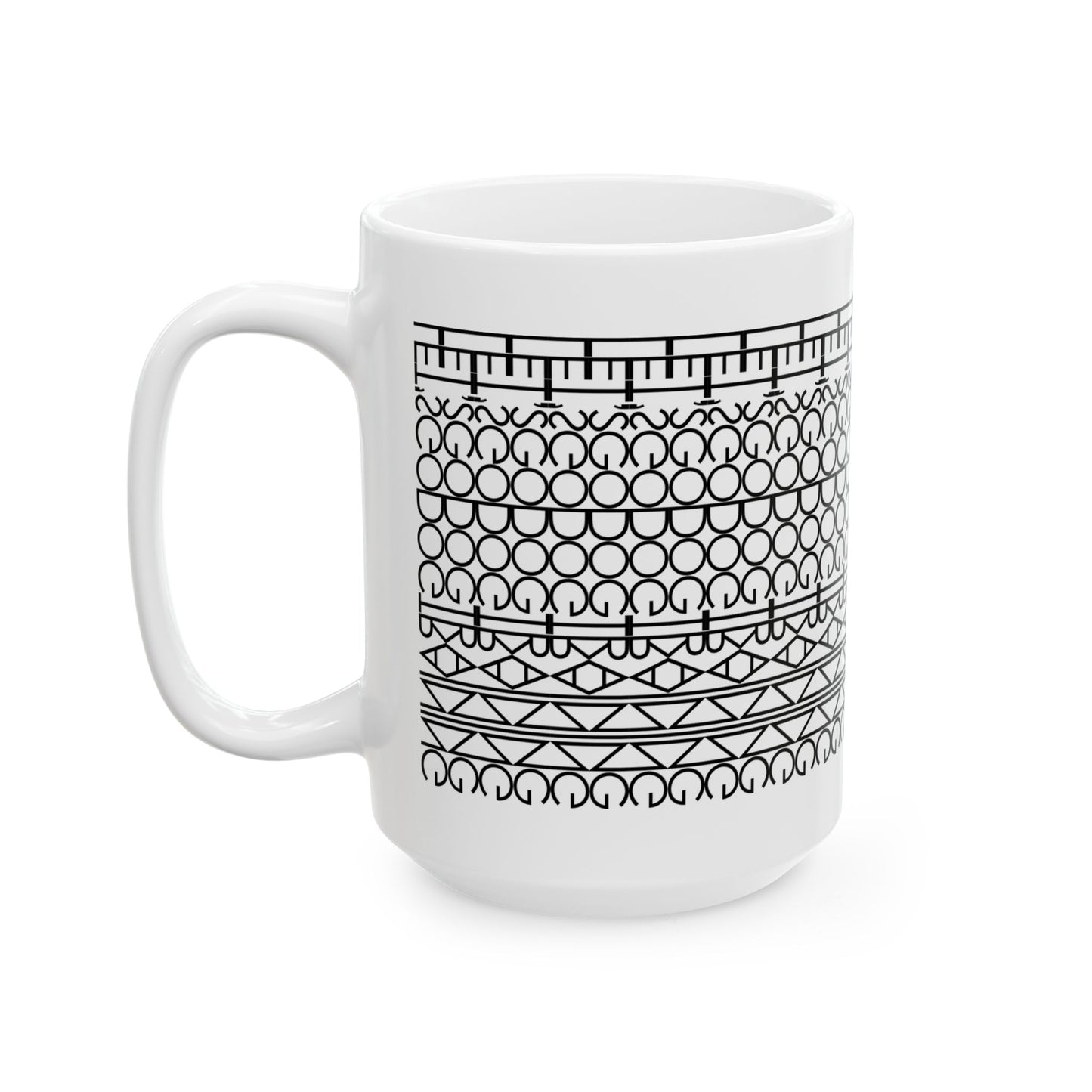"Let's Go Dog Training" Pattern Mug