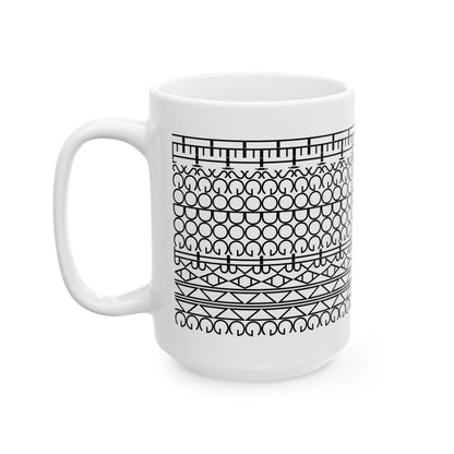 "Let's Go Dog Training" Pattern Mug