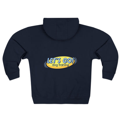 "Let's Go Dog Training" Zip-Up Hoodie