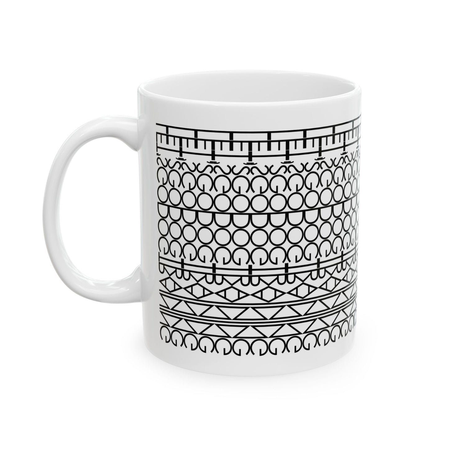 "Let's Go Dog Training" Pattern Mug