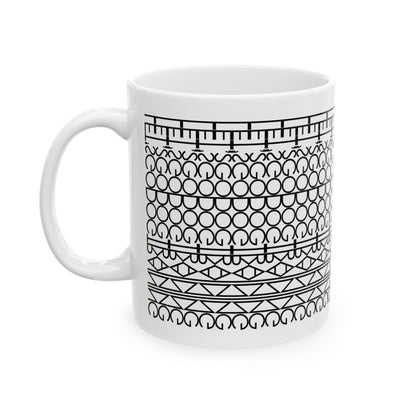 "Let's Go Dog Training" Pattern Mug
