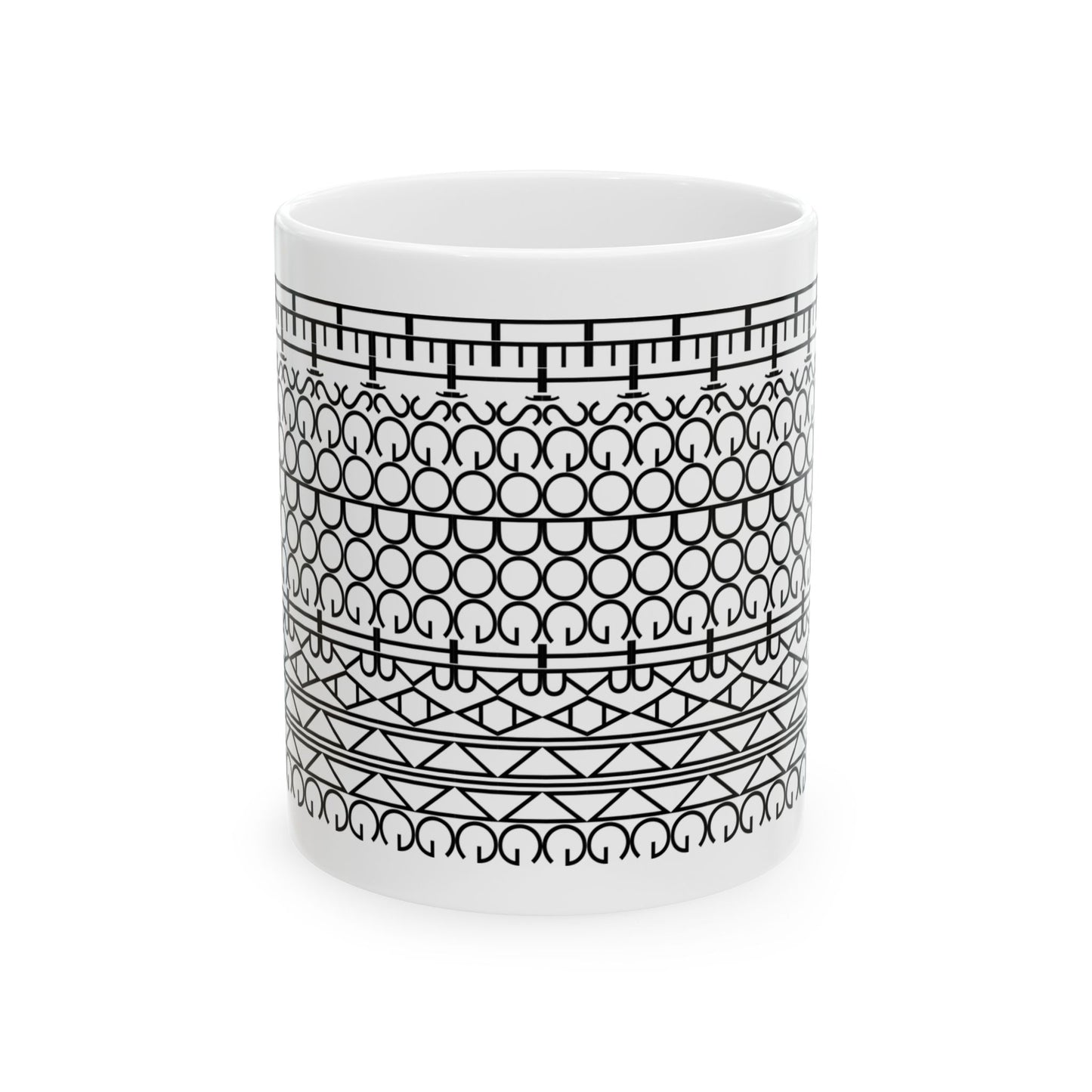 "Let's Go Dog Training" Pattern Mug