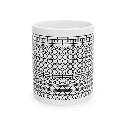 "Let's Go Dog Training" Pattern Mug