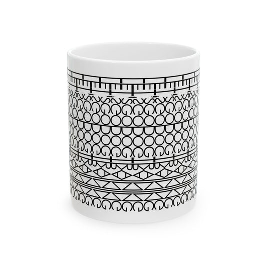 "Let's Go Dog Training" Pattern Mug