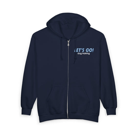 "Let's Go Dog Training" Zip-Up Hoodie
