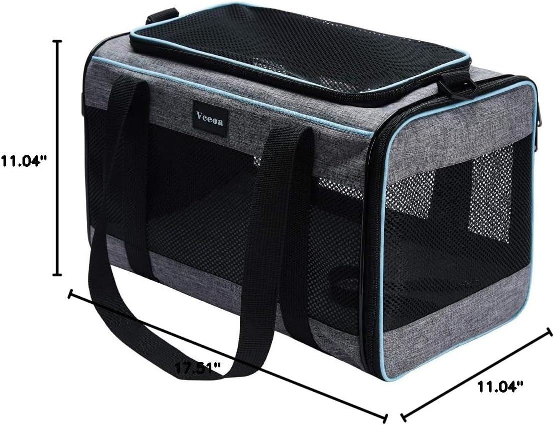 17.5X11X11 Inches Cat, Dog Carrier for Pets Home 