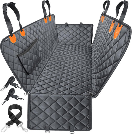 Dog Car Seat Cover for Pets 100% Waterproof  for Cars Trucks and Suvs
