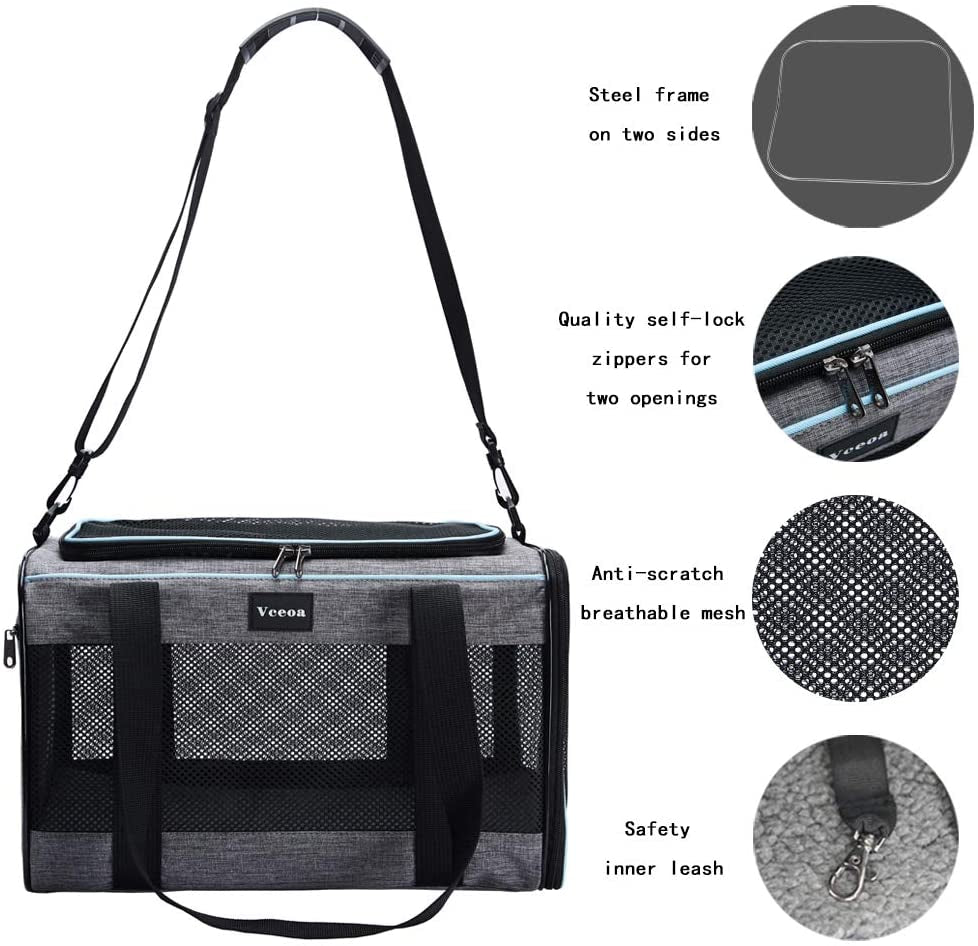 17.5X11X11 Inches Cat, Dog Carrier for Pets Home 