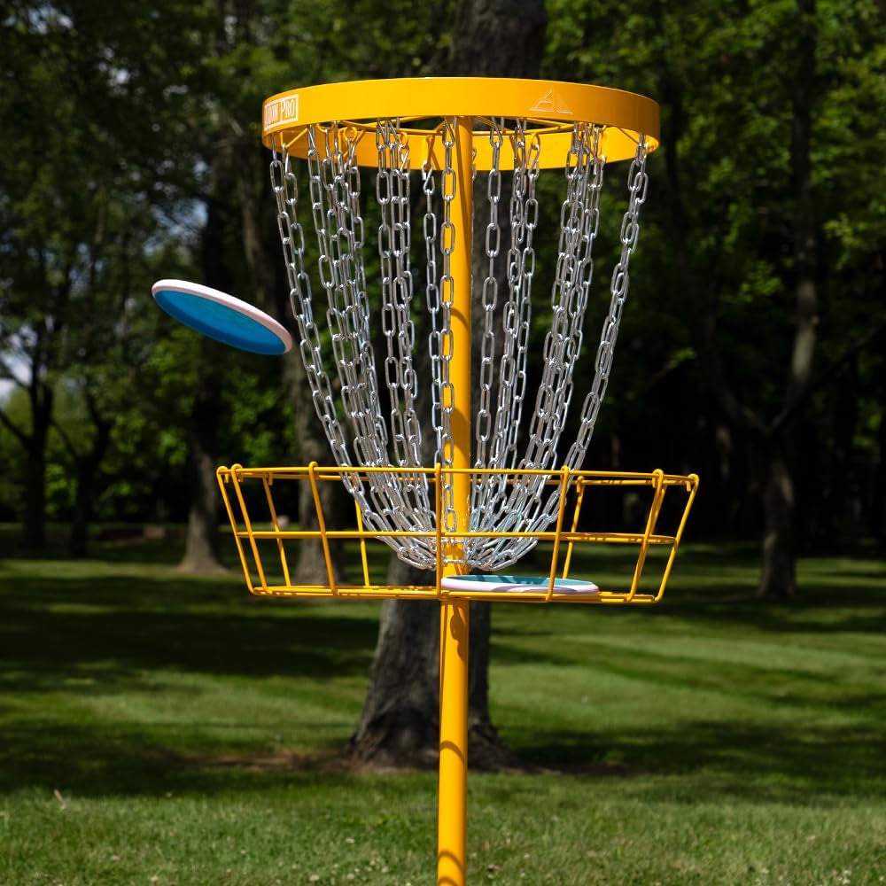 Pro 24-Chain Disc Golf Basket.