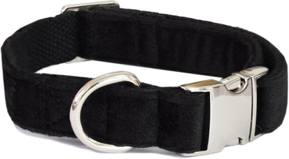 Velvet Dog Collar, Soft Dog Collar for Small Medium Large Dogs