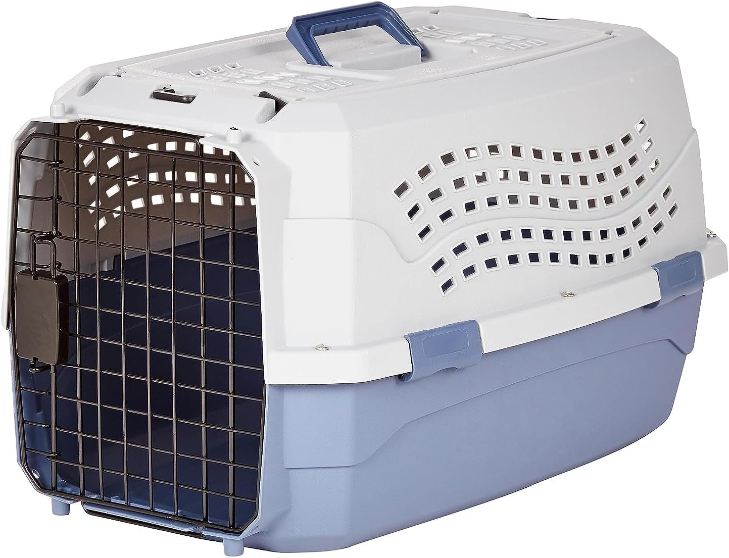 2-Door Top-Load Hard-Sided Dogs, Cats Pet Travel Carrier