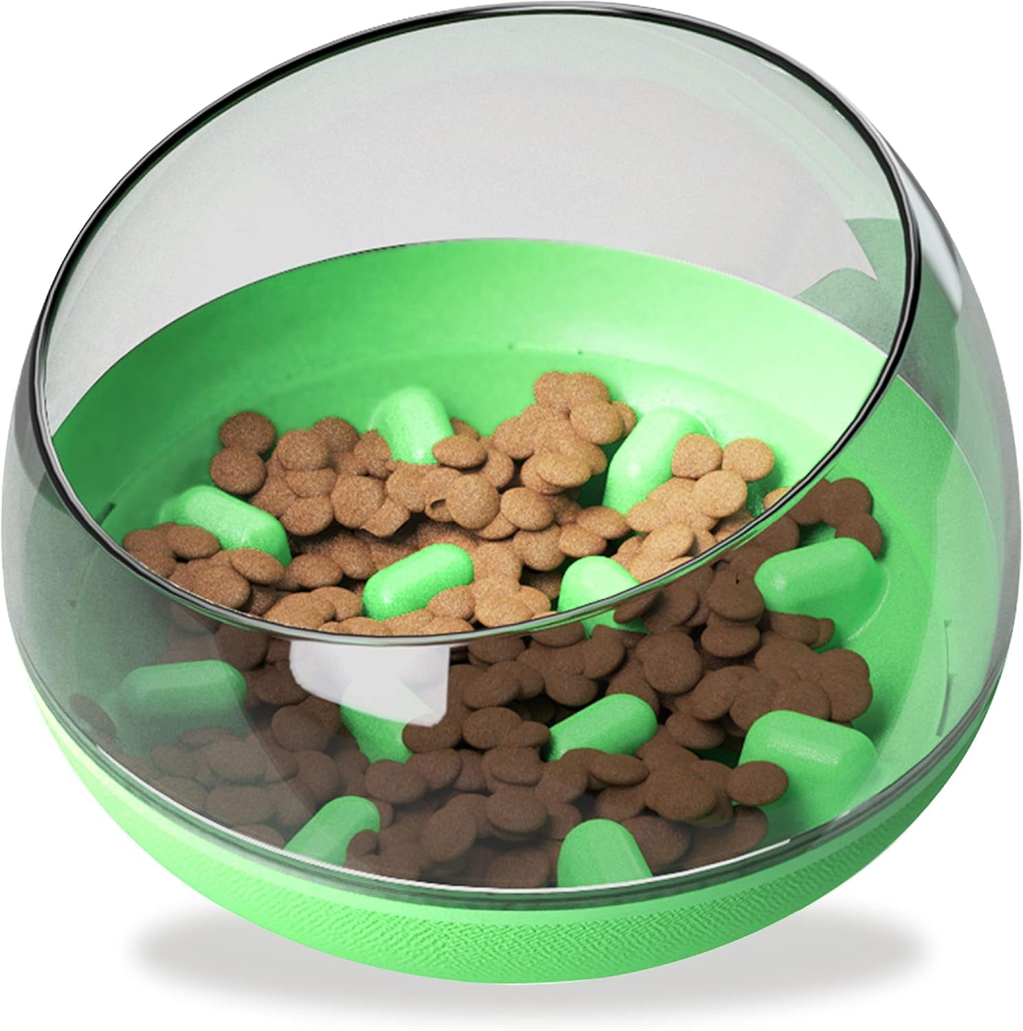Slow Feeder Bowl for Dogs Cats, No-Spill Large Capacity 